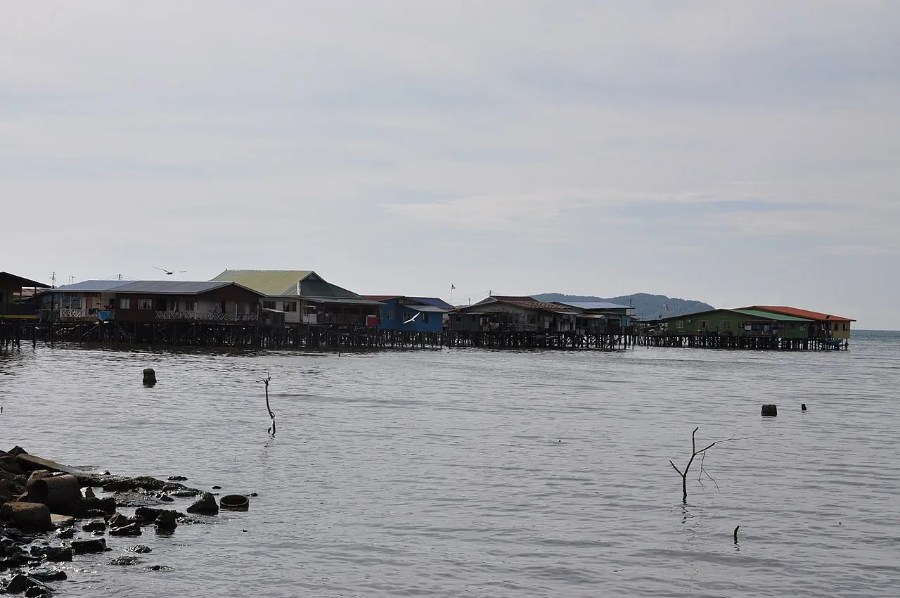 Stilt water village, Sandakan