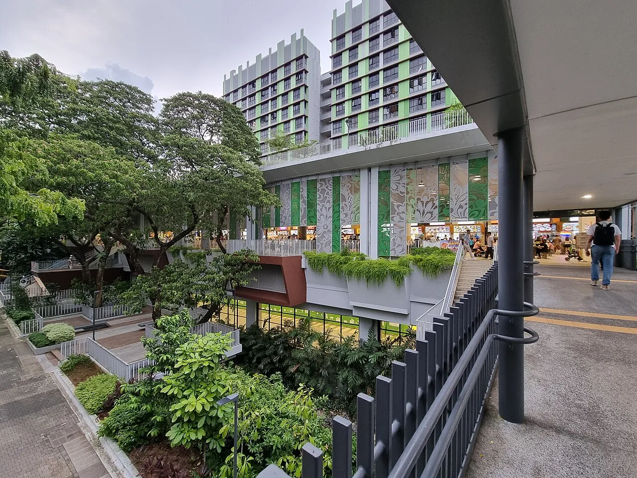 A Singapore hawker centre