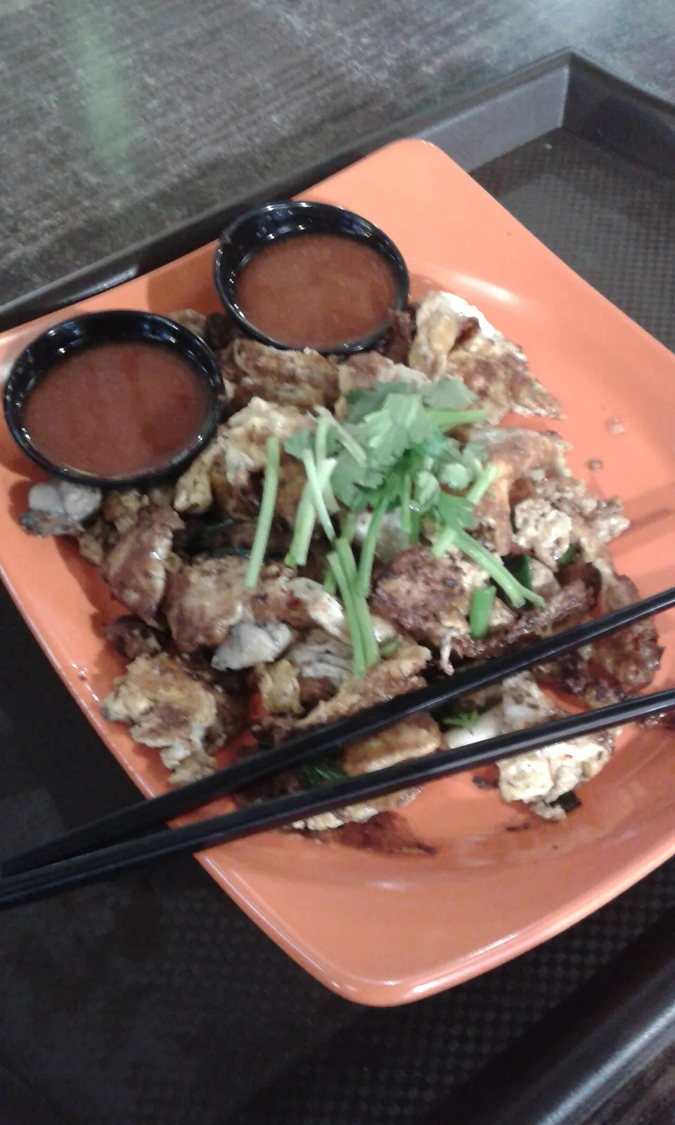 Oyster omelette