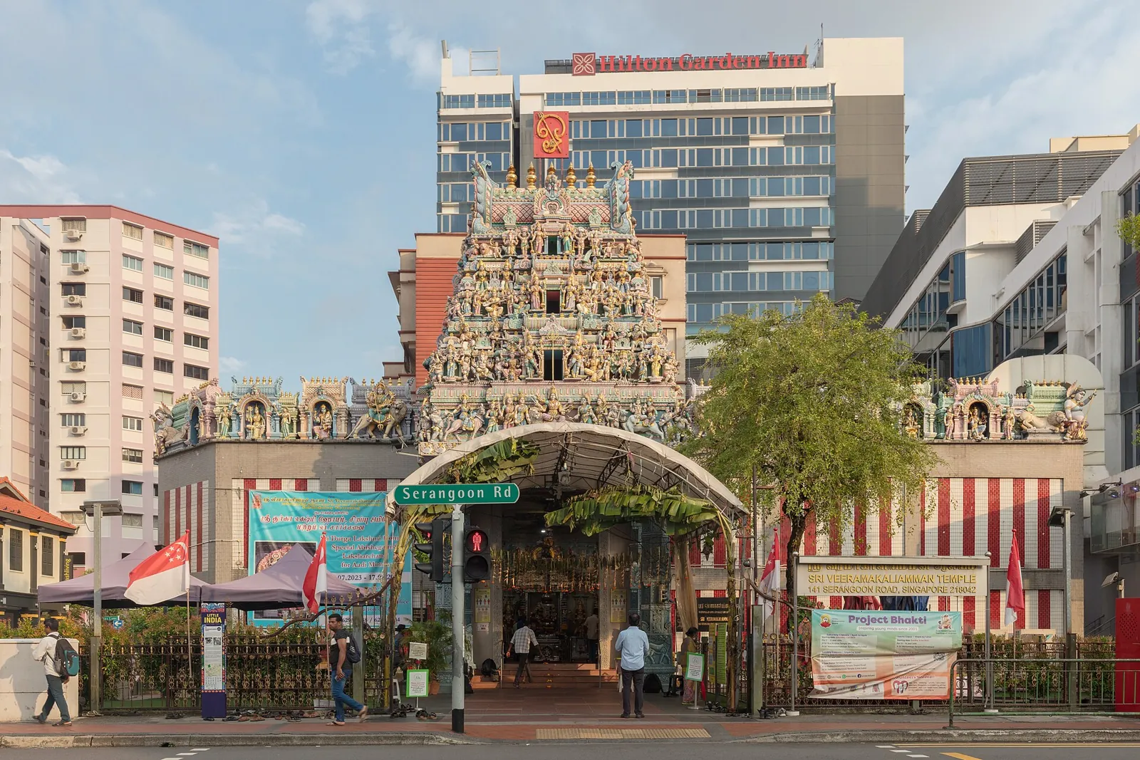 A temple in Little India, Singapore