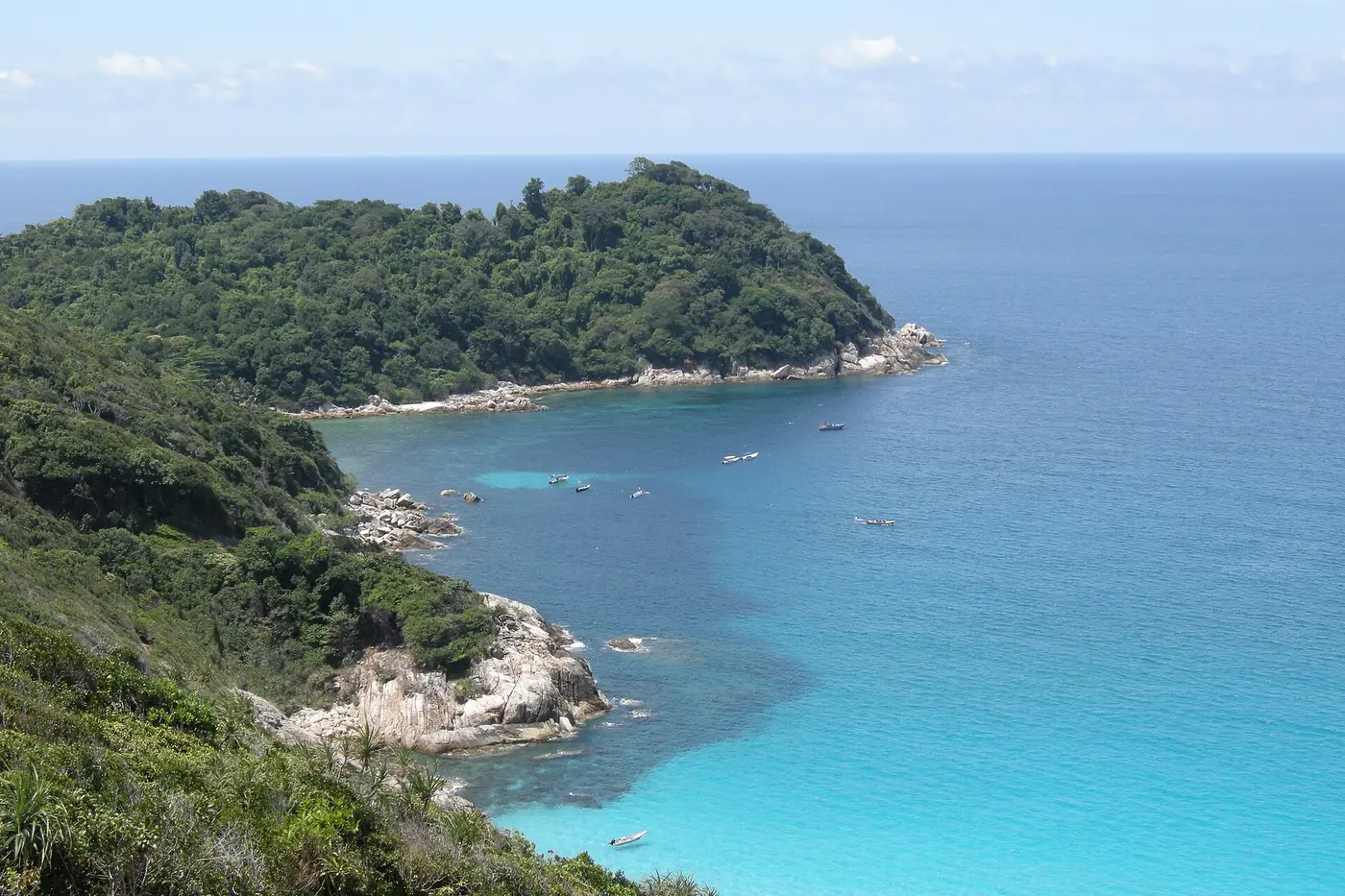 Perhentian Islands turquoise coastline