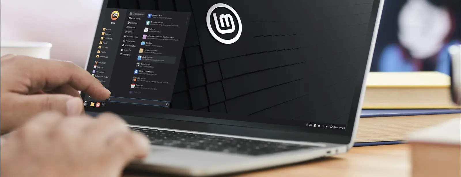 Linux Mint Cinnamon desktop