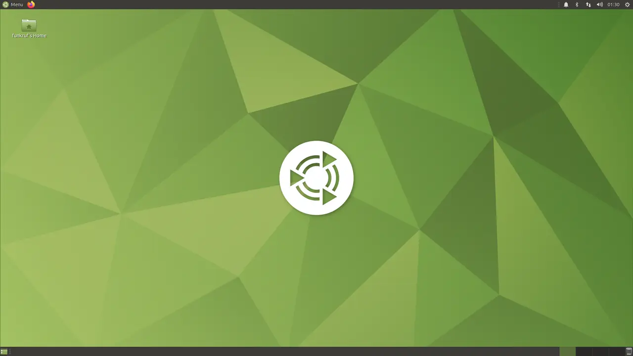 A Linux desktop session