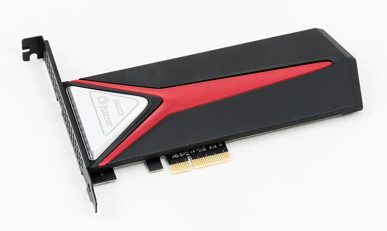 An NVMe solid-state drive