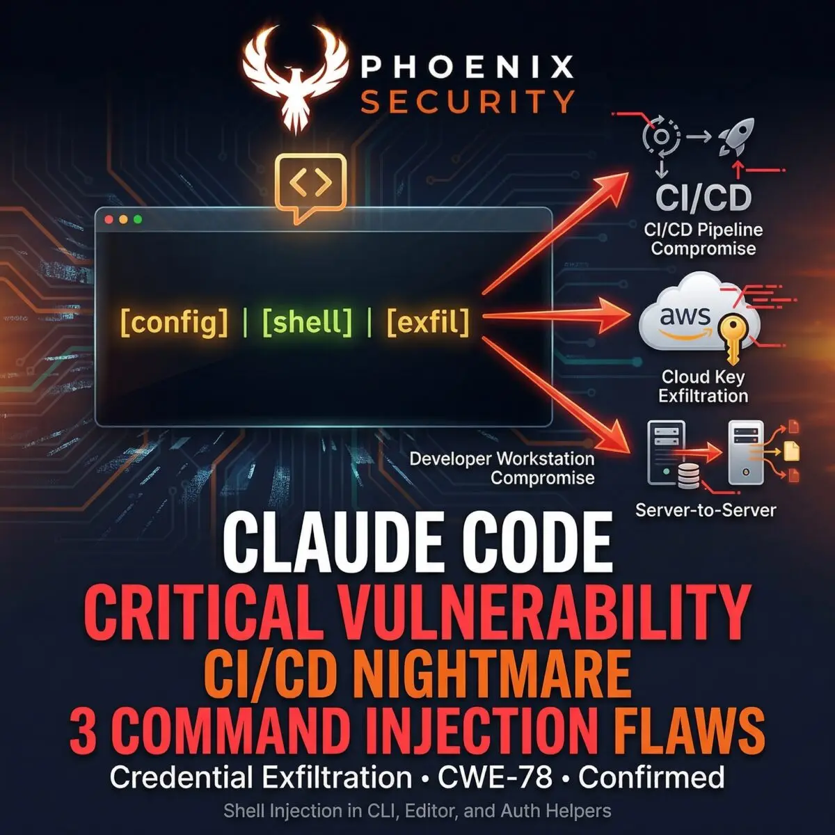 Phoenix Security analysis of three chained CVEs in the Claude Code CLI