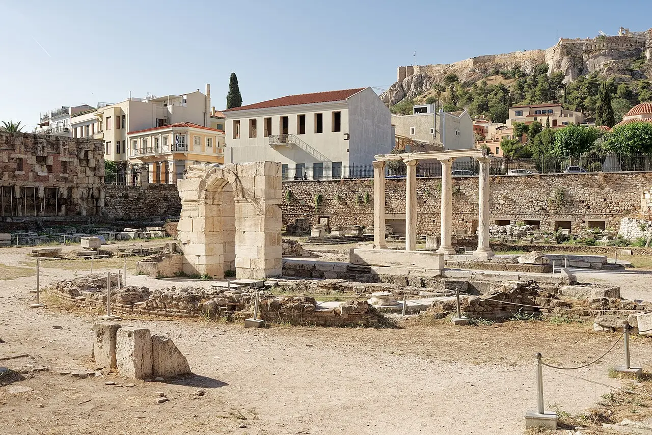 Hadrian's Library in Athens