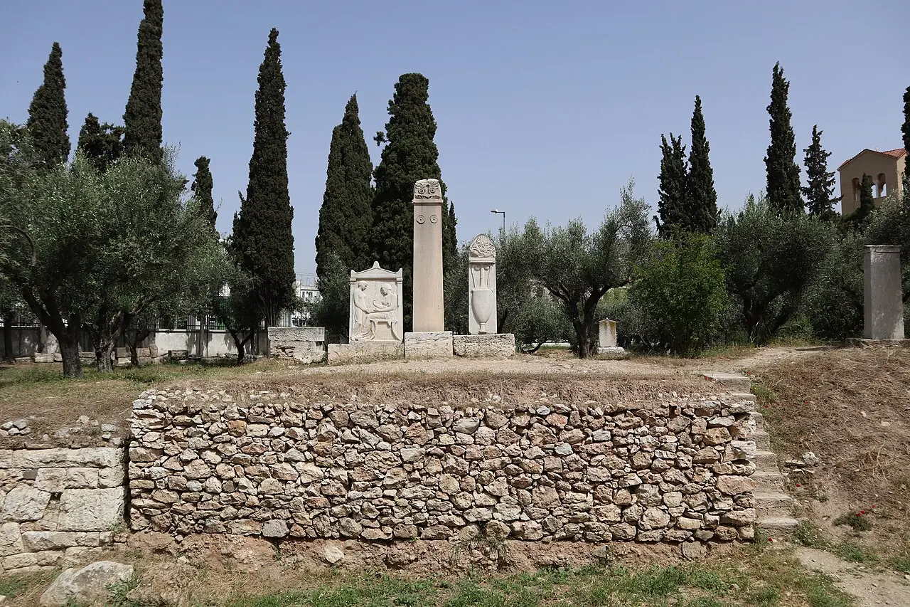 The Street of Tombs at Kerameikos, Athens