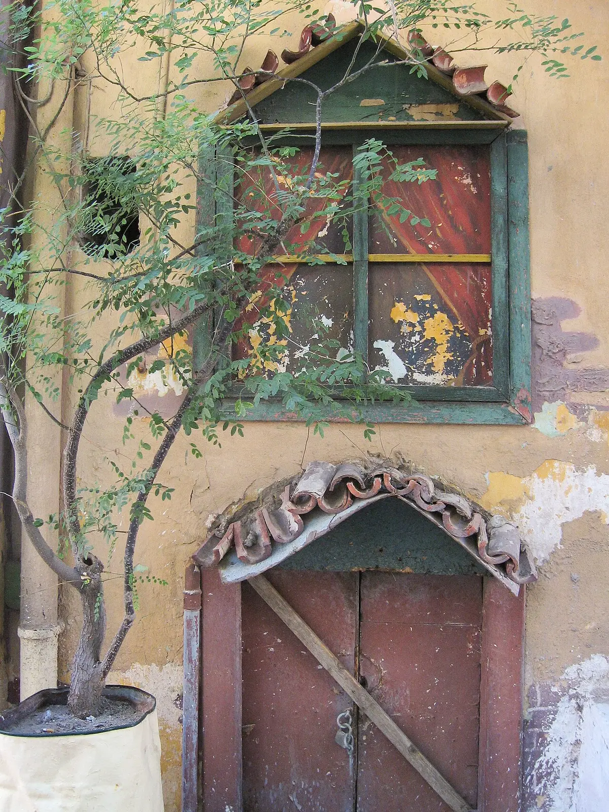 A doorway in Plaka, Athens