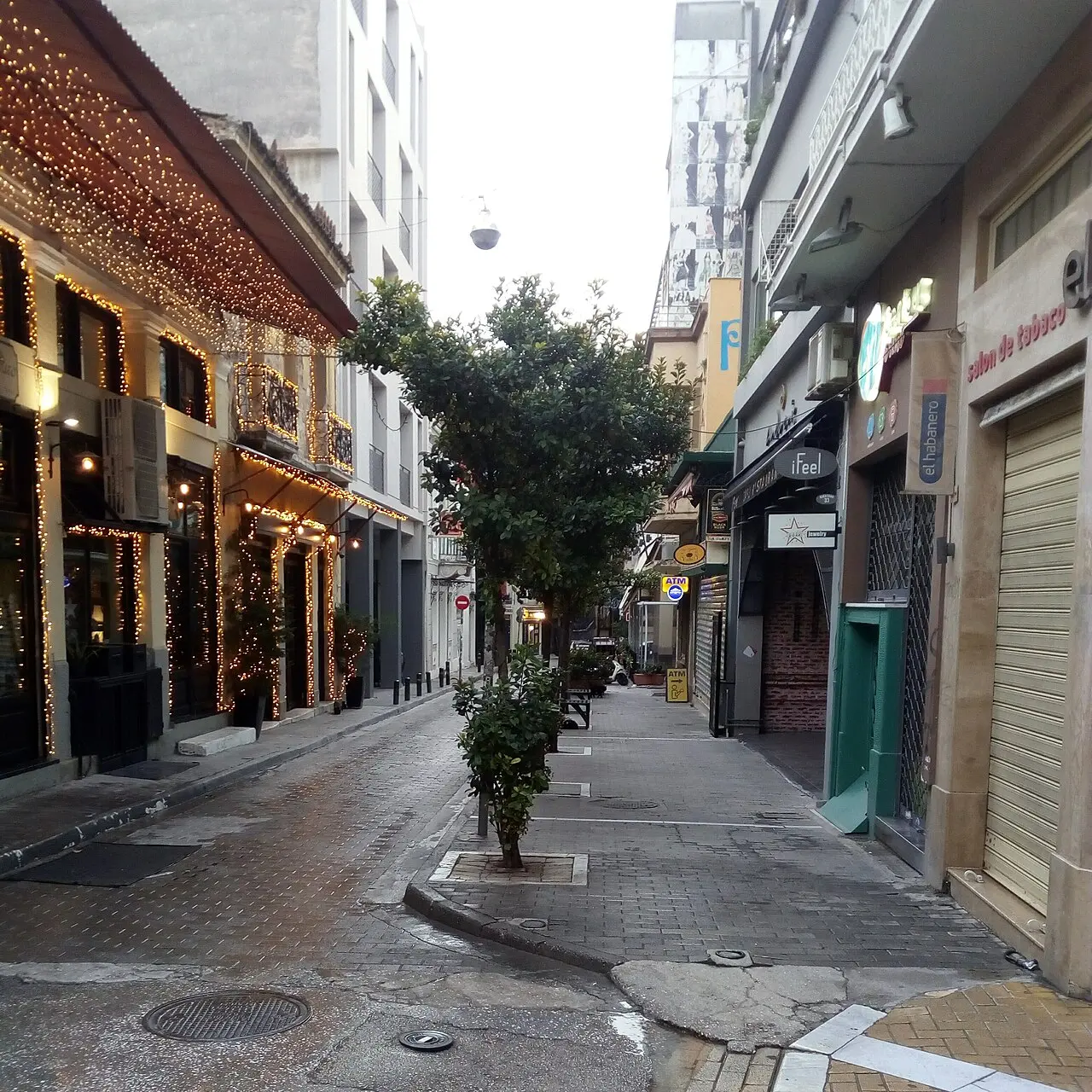 A street in Psyrri, Athens
