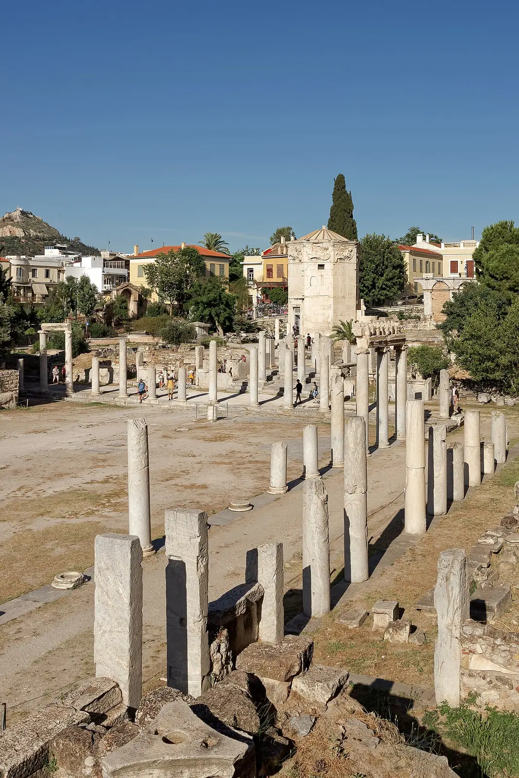 The Tower of the Winds in the Roman Agora of Athens