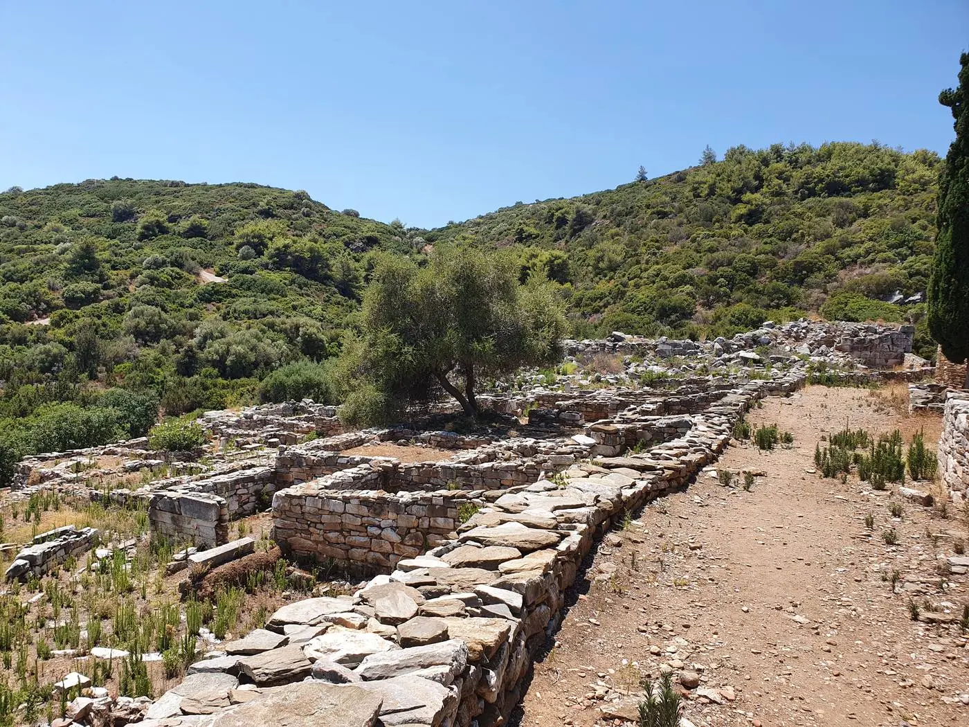 The sanctuary of Nemesis at Rhamnous