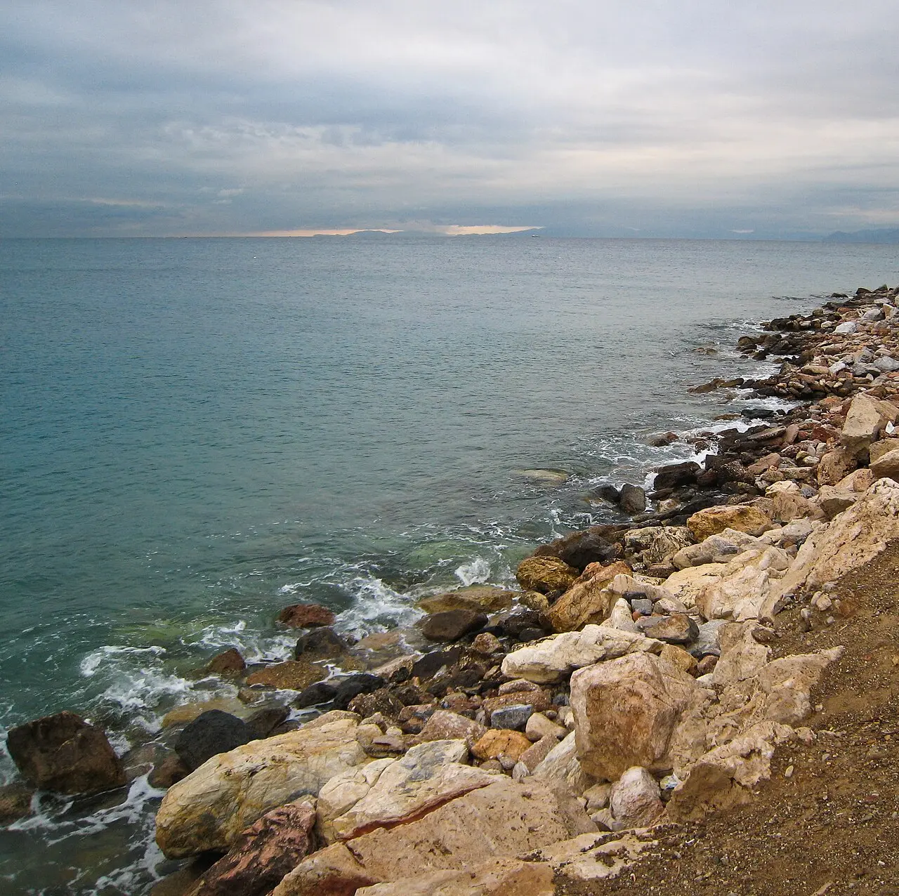 Beach on the Athens Riviera at Glyfada