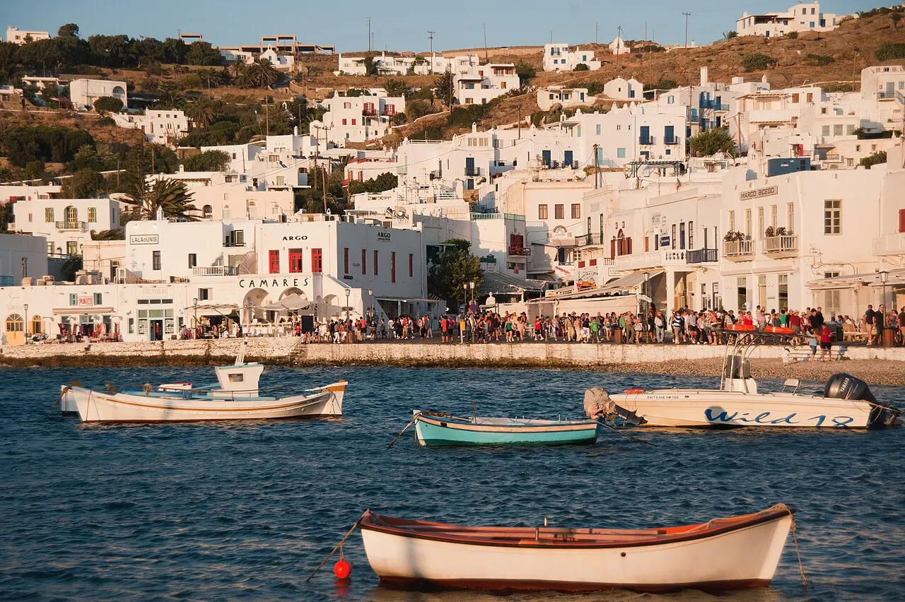 Mykonos harbour