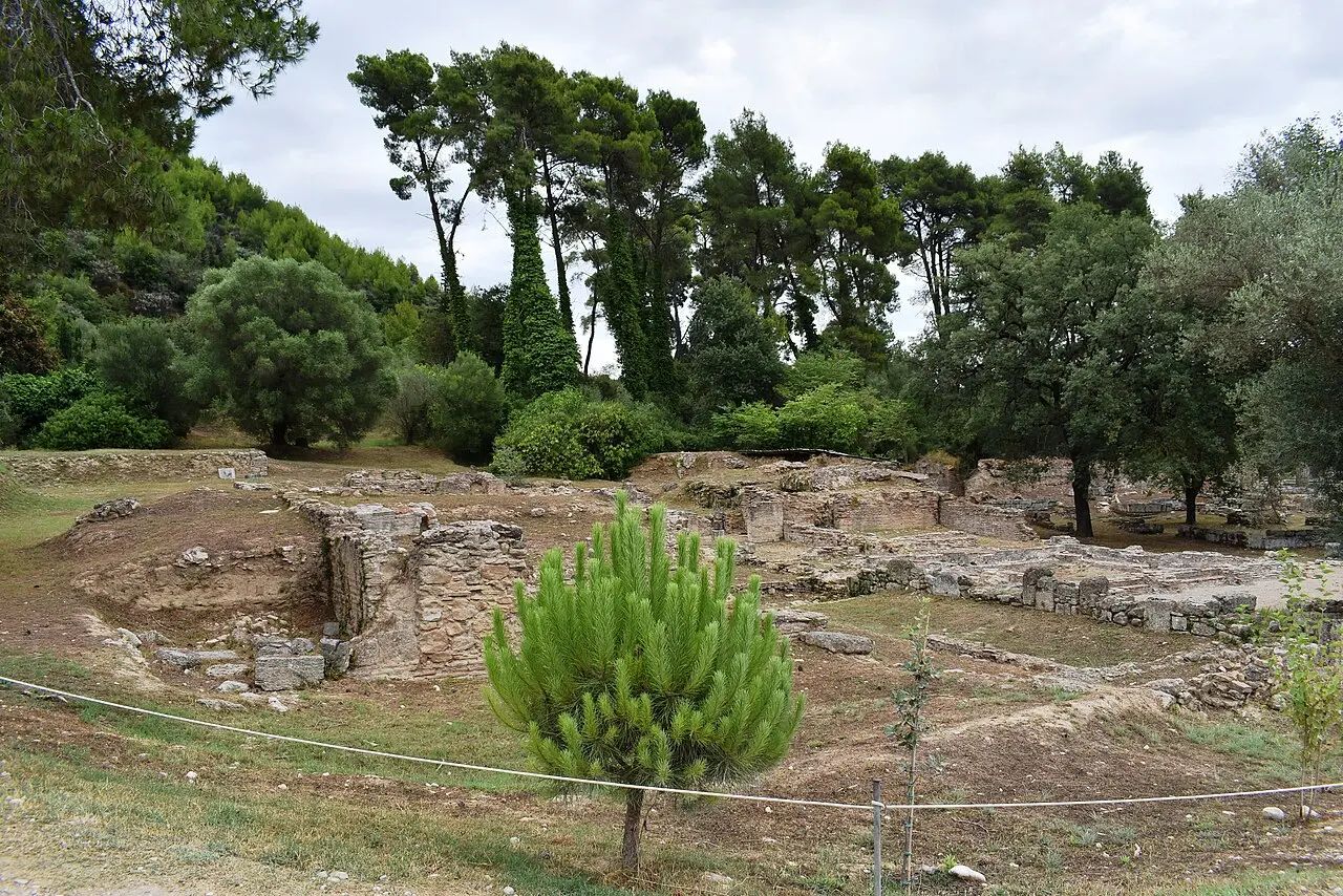 The ruins of Ancient Olympia