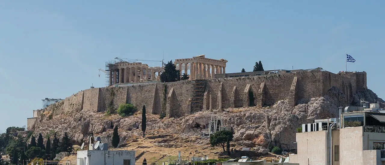 The Parthenon on the Acropolis of Athens