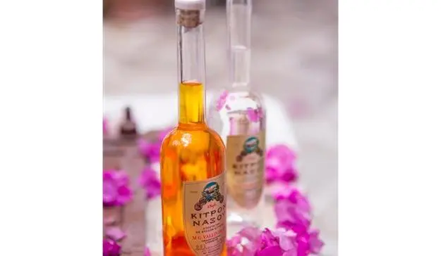 Vallindras kitron distillery in Halki