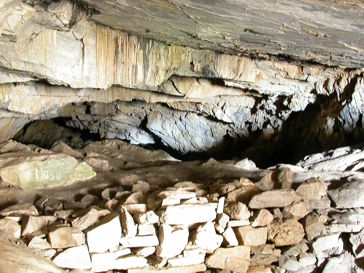 The mouth of the Cave of Zas on the flank of Mount Zas, Naxos