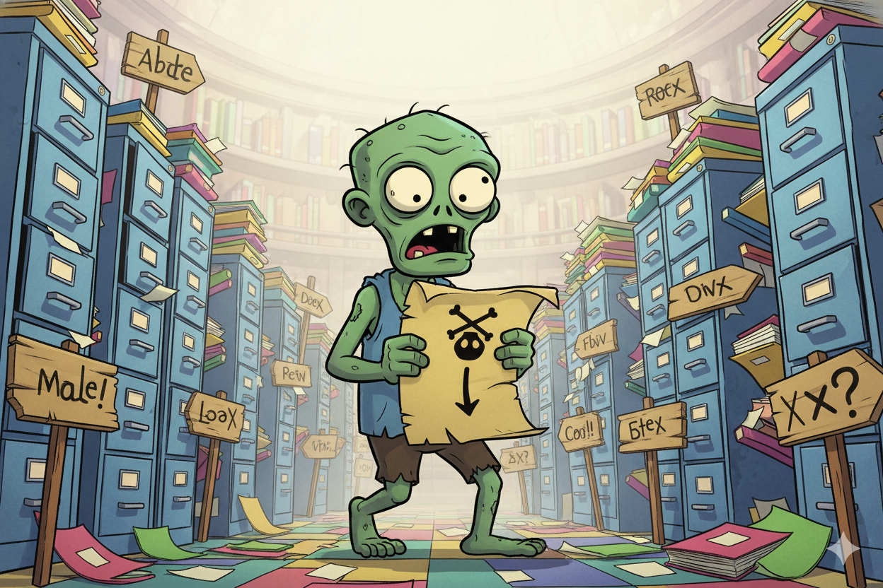 De Verdwaalde Zombie