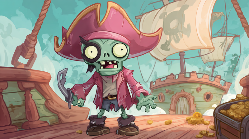 Piraat Zombie